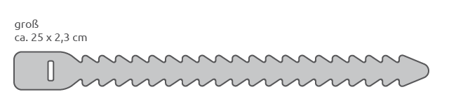 Kabelbinder 25 cm gross