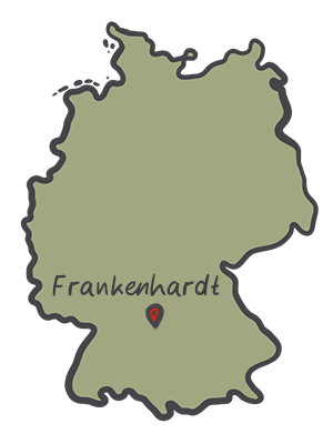 Deutschlandkarte Frankenhardt