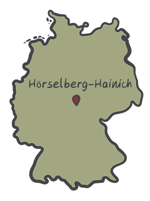 Deutschland Karte Hörselberg-Hainich