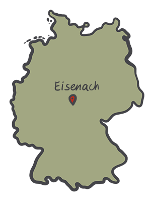Deutschland Karte Eisenach