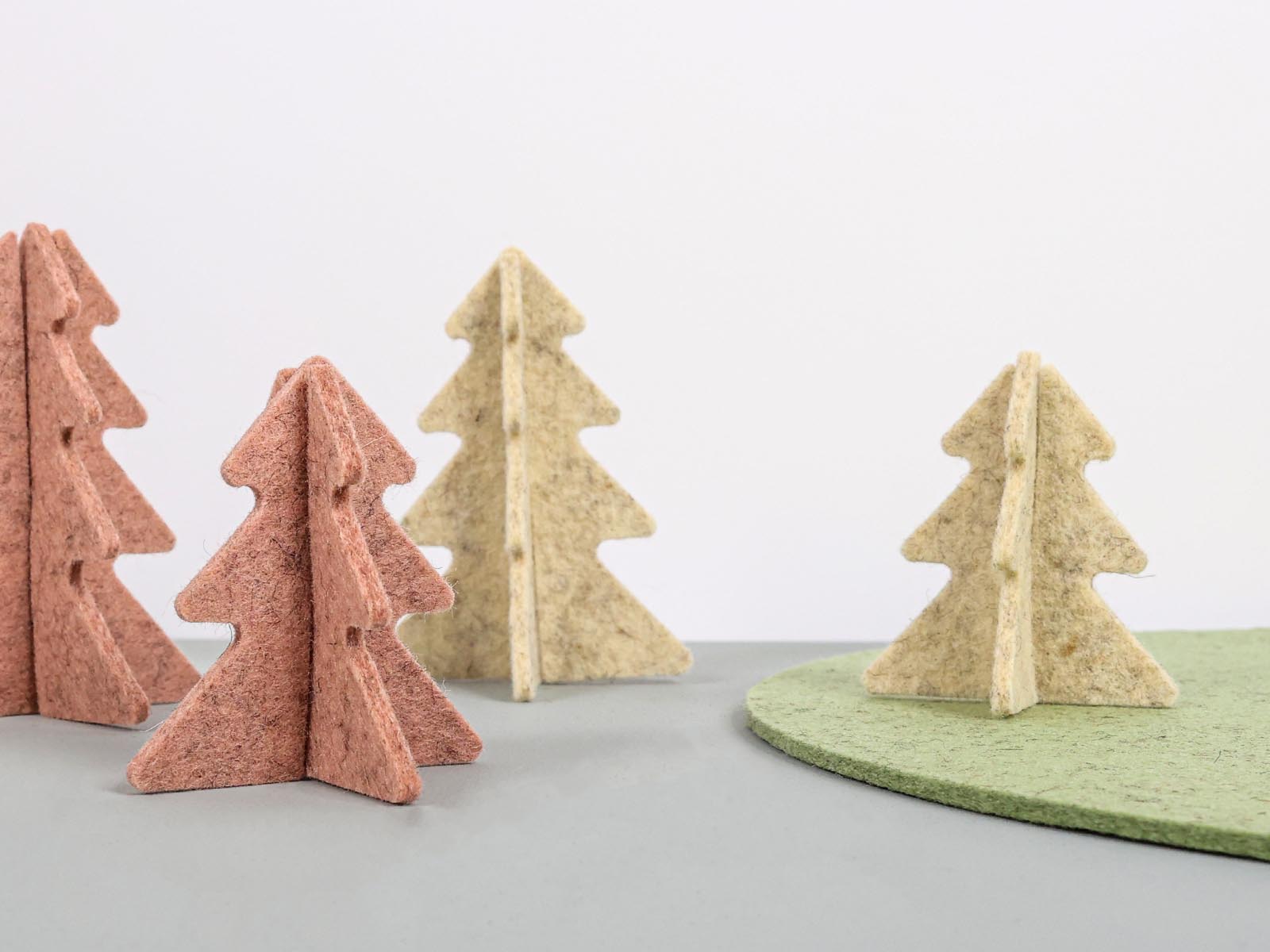 Tannenbaum Aufsteller aus Filz