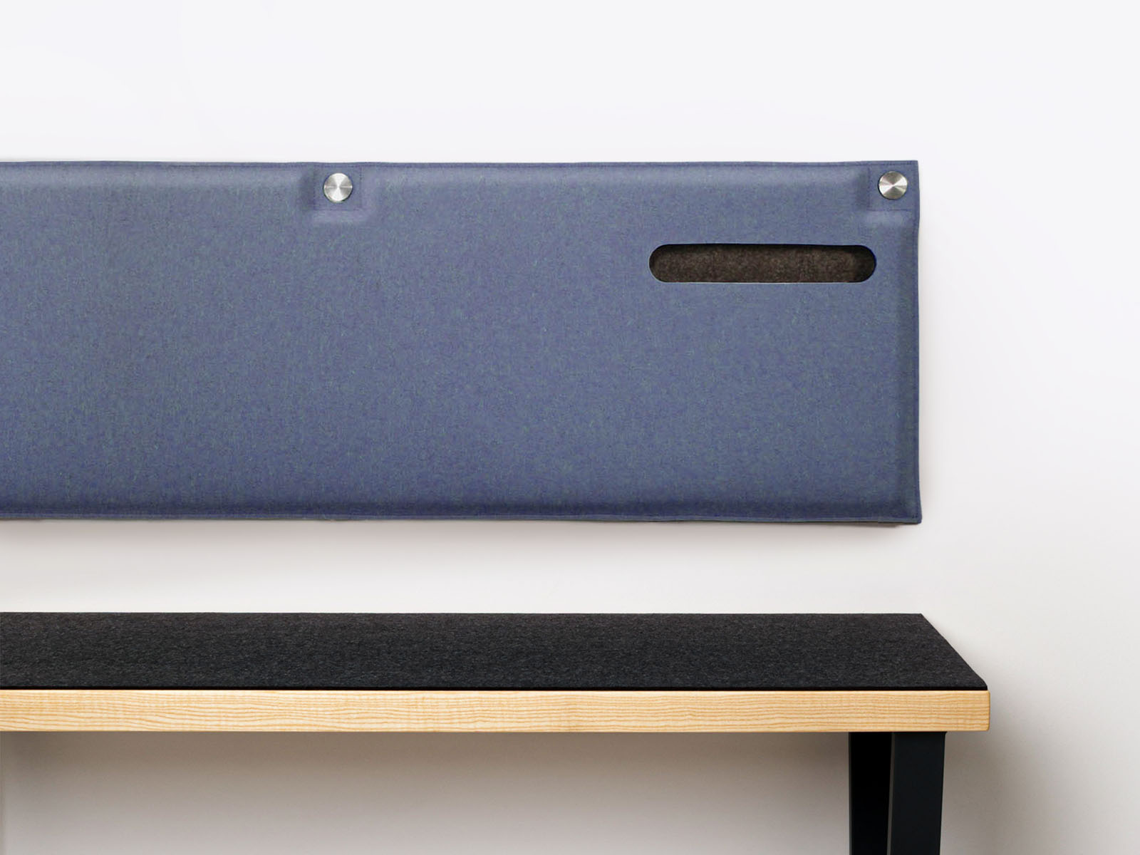 Wandkissen aus Filz mit extra Tasche