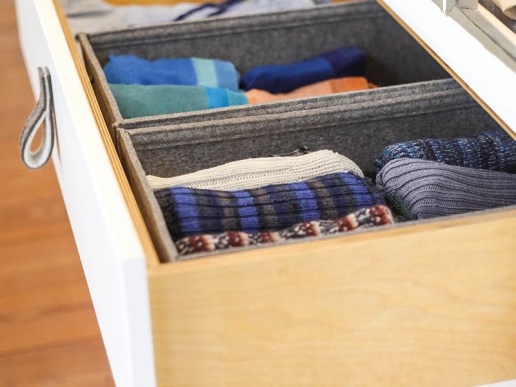 Aufbewahrungskorb-aus-Filz-nach-Mass-Schrank-Schublade-Aufteilung