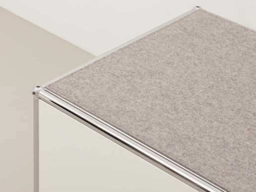 Auflage-aus-Filz-magnetisch-fuer-USM-Haller-grau-Detail