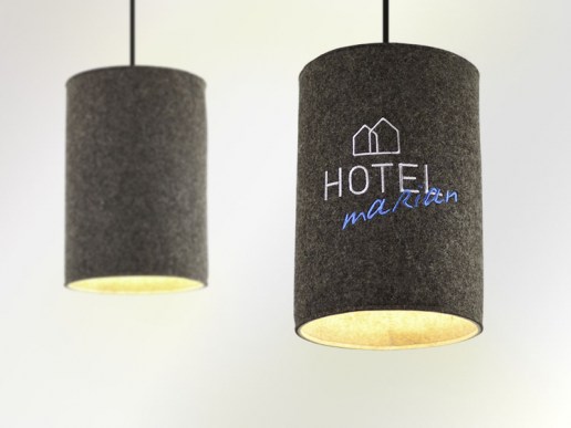 Pendelleuchte-Lampe-aus-Filz-Gastro-Hotel
