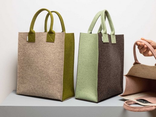 Shopper-Einkaufstasche-aus-Filz-Natur-Innenansicht