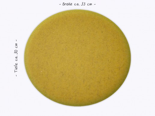 Sitzkissen-Filz-fuer-Arne-Jacobsen-3101-senf-mit-Masse