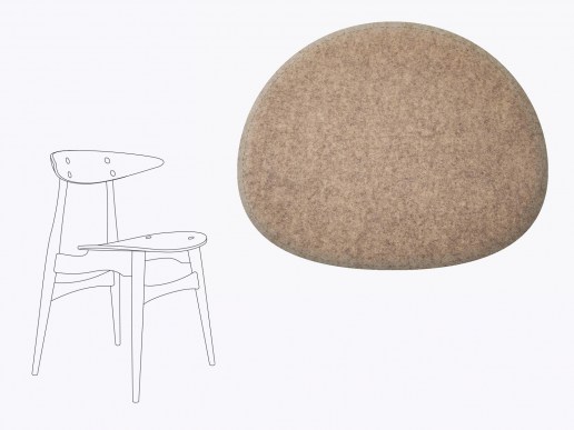 Sitzkissen aus Filz Carl Hansen CH33T