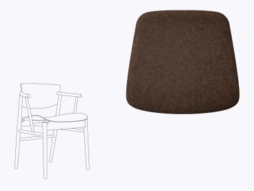 Sitzkissen aus Filz Fritz Hansen N01