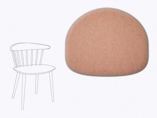 Sitzkissen aus Filz für HAY Chair J104