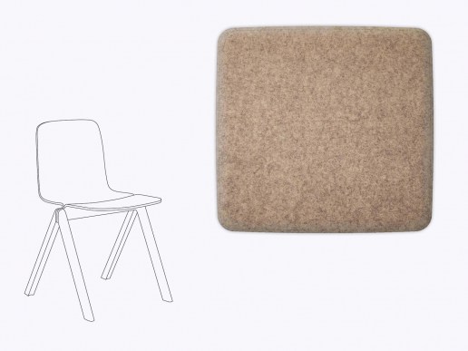 Sitzkissen aus Filz für HAY Copenhague