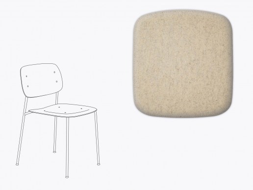 Sitzkissen aus Filz HAY Soft Edge 10