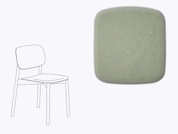 Sitzkissen aus Filz HAY Soft Edge 12