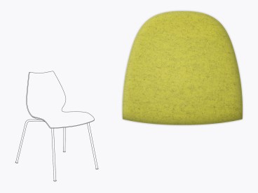 Sitzkissen aus Filz für Kartell Maui