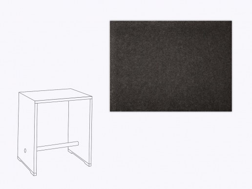 Kissen für Ulmer Hocker aus Filz