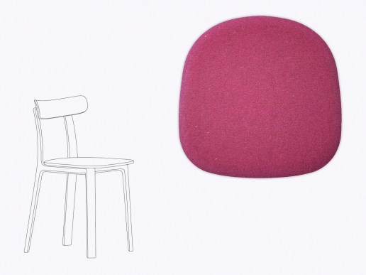 Sitzkissen Vitra All Plastic aus Filz