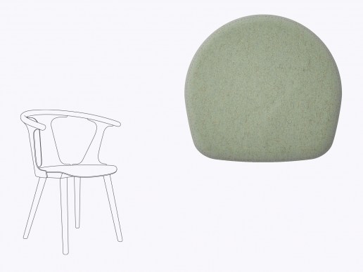 Sitzkissen aus Filz &Tradition In Between Chair SK1