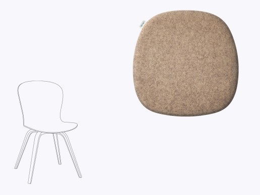 Sitzkissen aus Filz BoConcept Hauge