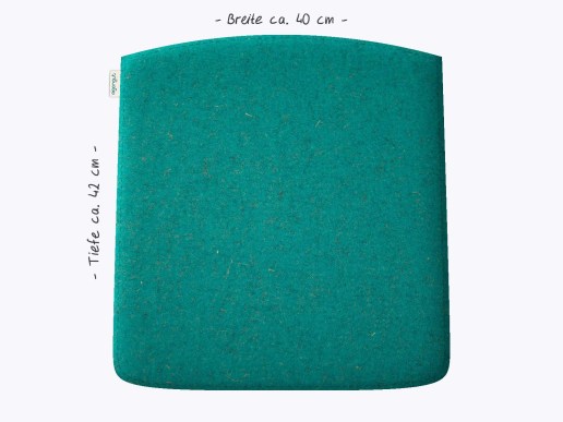 Sitzkissen aus Filz und Leder passend für MDF Italia Flow Slim