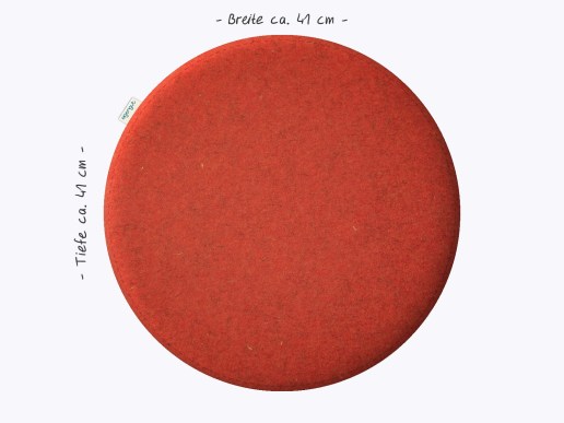 Sitzkissen aus Filz in der Farbe himmel, Stuhlzeichnung vom HAY Elementaire Chair