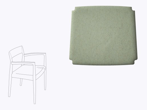 Sitzkissen aus Filz BoConcept Adelaide