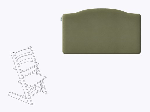 Sitzkissen aus Filz und Leder passend für STOKKE Tripp Trapp Farbe schilf