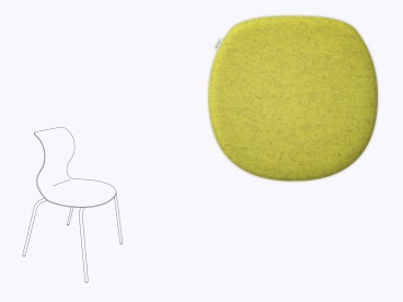 Sitzkissen-aus-Filz-fuer-Stuhl-Floetotto-Pro-Chair-limette
