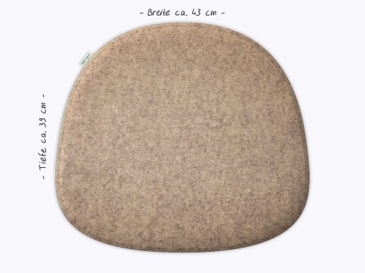 Sitzkissen-aus-Filz-fuer-Stuhl-MDF-Italia-Flow-Slim-beige-mit-Masse
