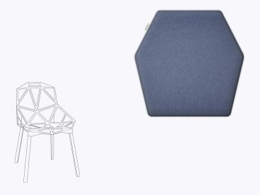 Sitzkissen aus Filz passend für Magis Chair One