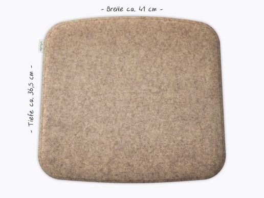 Sitzkissen-aus-Filz-fuer-Stuhl-Pedrali-Babila-Armchair-beige-mit-Masse