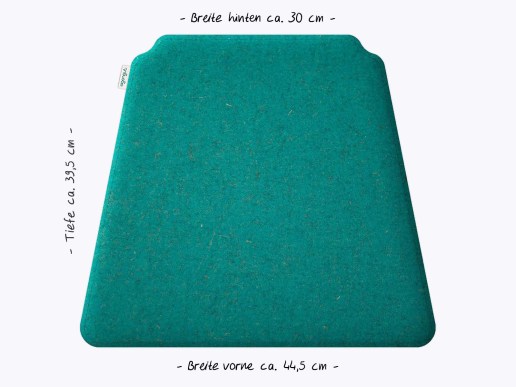 Sitzkissen aus Filz passend für Tecta Kragstuhl Farbe beige