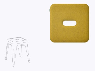 Sitzkissen aus Filz passend für Tolix Hocker