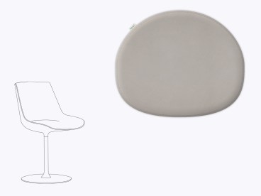 Sitzkissen aus Filz und Leder passend für Magis Chair One