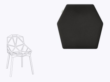 Sitzkissen aus Filz und Leder passend für Magis Chair One