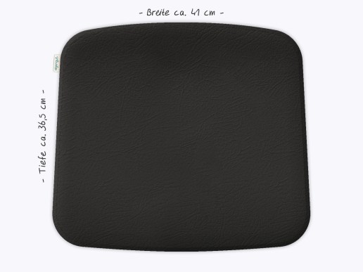 Sitzkissen aus Filz und Leder passend für MDF Italia Flow Slim