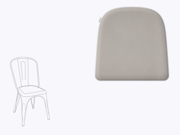 Sitzkissen aus Filz und Leder passend für Tolix Chaise A