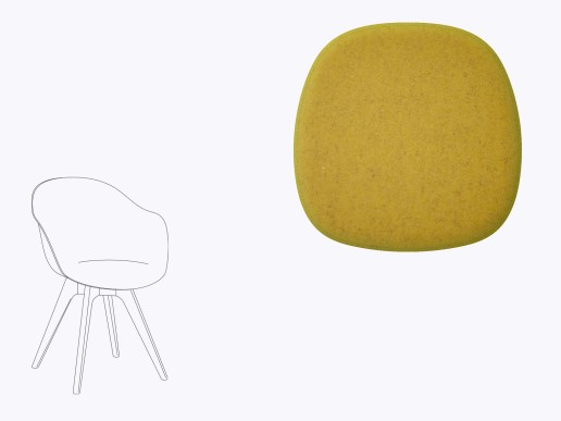 Sitzkissen aus Filz BoConcept Adelaide