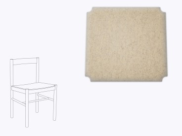 Sitzkissen aus Filz J178 von FDB Møbler