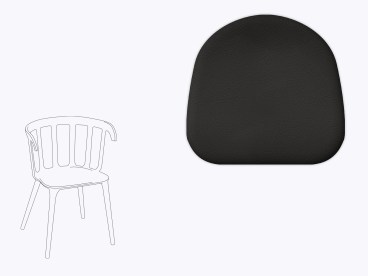 Sitzkissen-fuer-IKEA-PS-2012-Stuhl-aus-Filz-und-recyceltem-Leder-graphit