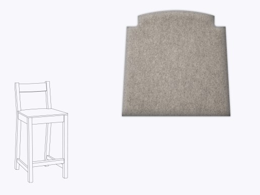 Sitzkissen-fuer-Stuhl-Nordviken-von-IKEA-aus-Filz-grau