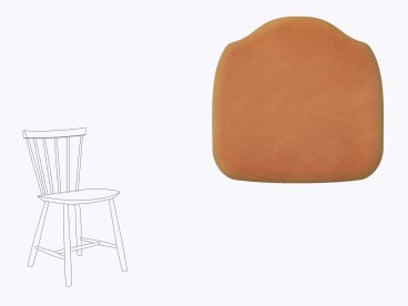 Sitzkissen aus Filz und recyceltem Leder J46 von FDB Møbler