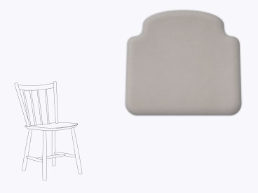 Sitzkissen aus Filz und recyceltem Leder HAY J41