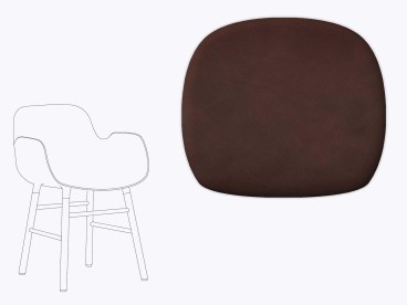 Sitzkissen aus Filz Normann Copenhagen Lehnstuhl