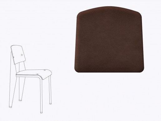 Sitzkissen aus Filz und recyceltem Leder Vitra Standard