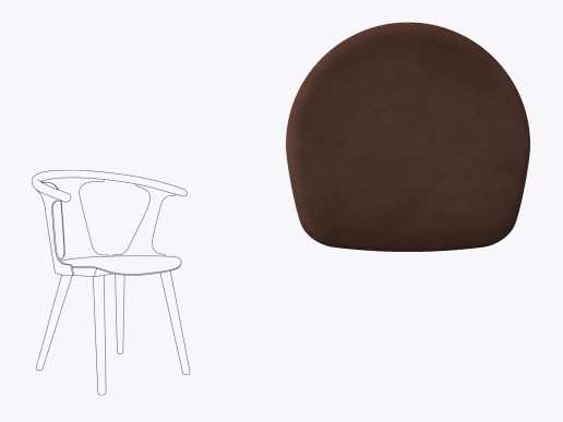 Sitzkissen aus Filz und recyceltem Leder &Tradition In Between Chair SK1