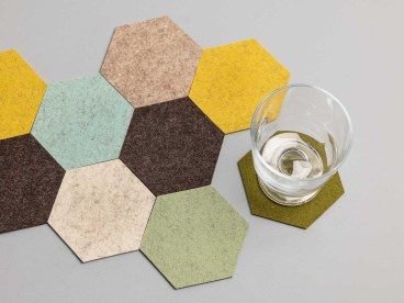 Untersetzer-Filz-Natur-Wolle-hexa-sechseck